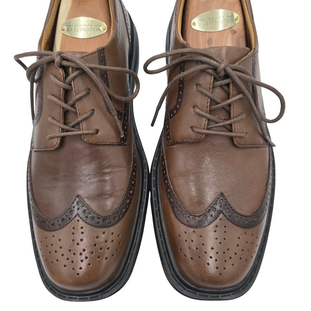 Dr. Comfort Wing 8329 Brown Leather Wingtip Derby Mens 9M Diabetic Dress Shoes - Picture 15 of 15